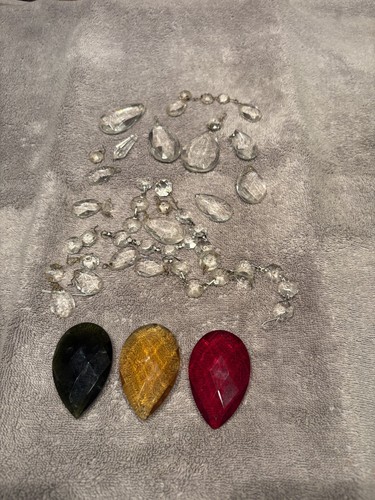 Vintage lot crystal tear - lot,
