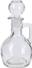 Glass Oil Vinegar Pourers Dressing 160 ml Condiment Bottle with Handle & Stopper