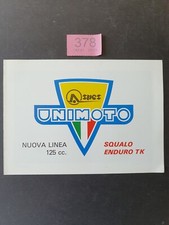 UNIMOTO SQUALO ENDURO TK MOTORCYCLE BROCHURE 4 Pgs 1980'S 125cc VNC