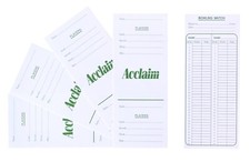ACCLAIM Bowls Scorecards Thick