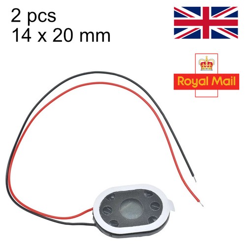 2pcs small 8ohm 14x20mm - 8ohm, 1w