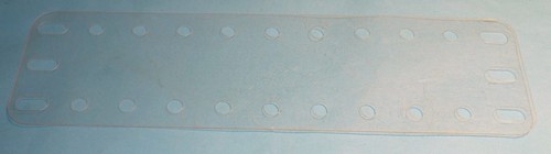 Meccano transparent plastic