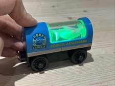 Thomas Wooden Railway SHARK CAR LIGHT UP for wooden train sets