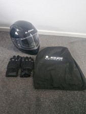 Motor Cycle Helmet and Gloves Set