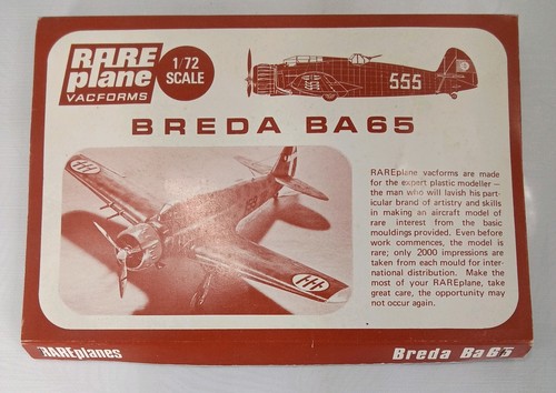 Rare plane vacforms breda - 1/72,