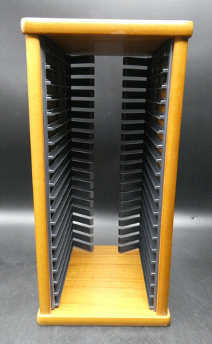 Vintage wood wooden - cd, storage