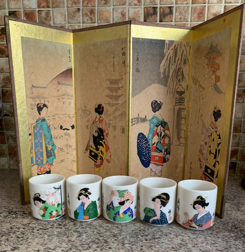 Set japanese china sake - ,