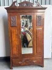 Edwardian beech mirror door