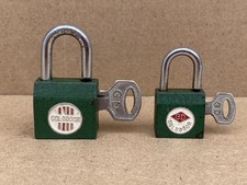 2 X Vintage Golddoor Green