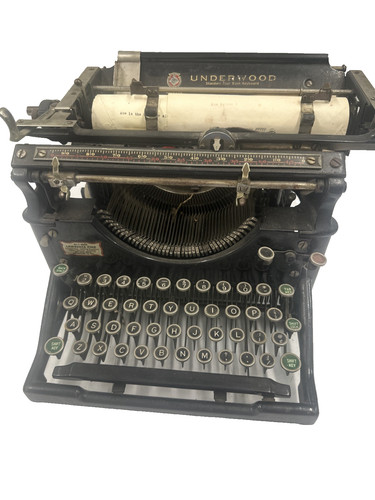 Antique underwood manual - antique,