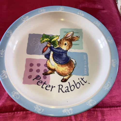 Peter rabbit melamine plate - rabbit,