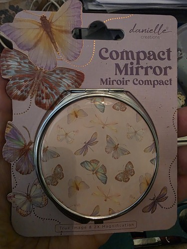 Compact mirror butterfly - mirror,
