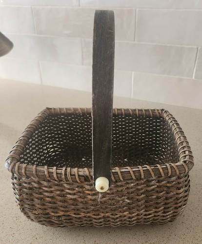 Wicker woven basket - woven,