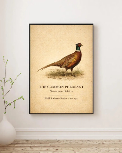 Vintage pheasant poster - pheasant, –