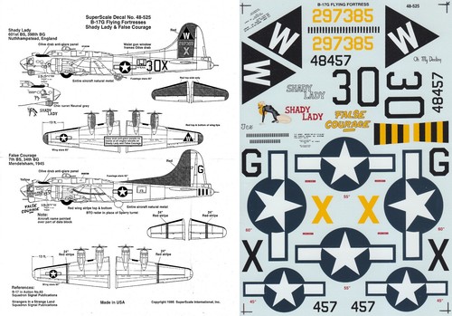 Superscale decals b 17g - superscale,