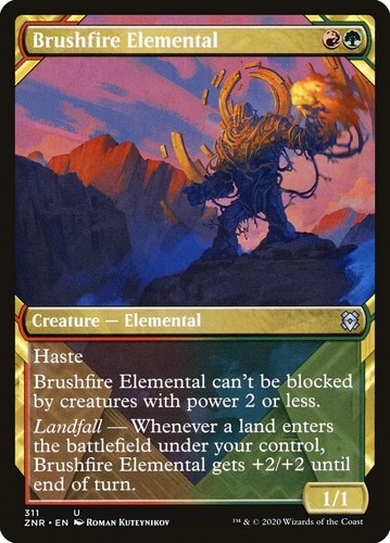 Brushfire elemental - brushfire, (ex/nm)
