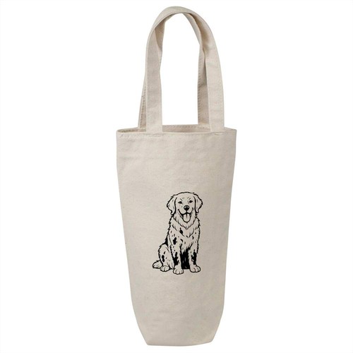 Muddy golden retriever wine - 'muddy,