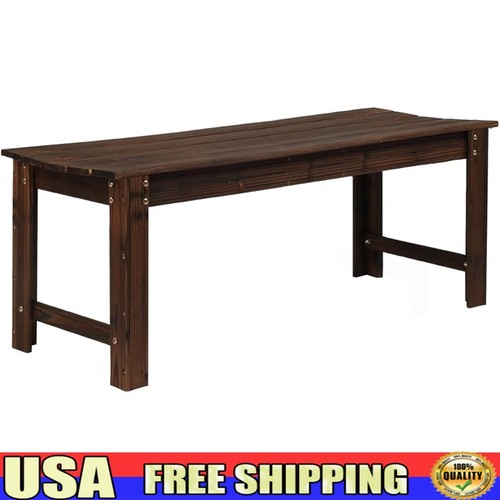 Outdoor wooden bench ergonomic - wooden,