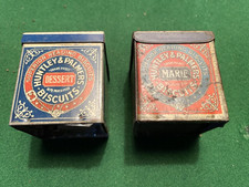 Two Small Huntley And Palmers Biscuit Tins