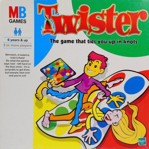 Games twister vintage board - mb,