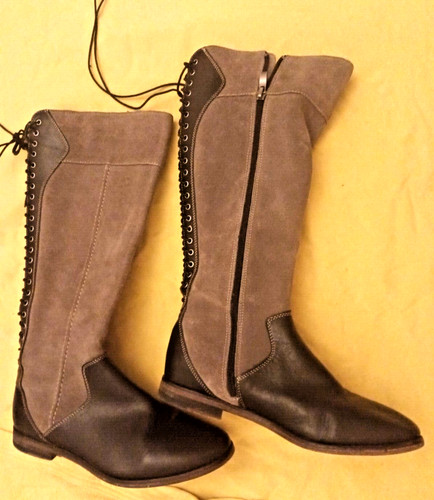 Hush puppies grey - grey, suede