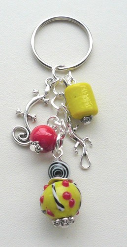 Lizard gecko keyring - gecko,