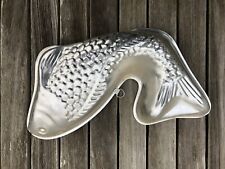 Vintage - Swimming Fish Cake/Jelly Mold - Aluminium - Exc Condition