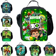 Ben 10 Personalised Insulated Lunch Bag Boys Girls Leakproof School Food Box