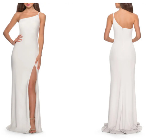 Femme white one shoulder - femme,