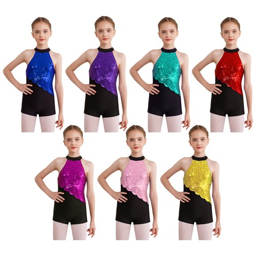 Girls leotard shiny - leotard, dancewear