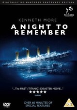 A Night to Remember DVD (2012) Kenneth More, Ward Baker (DIR) cert PG