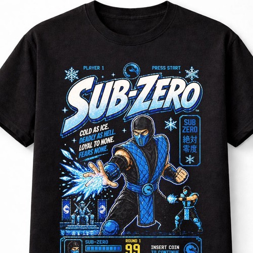 Sub zero mortal kombat retro - sub,