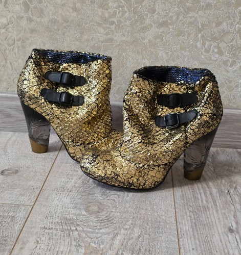 Irregular choice gold sequin - irregular,