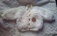 Hand Knitted loopy Cardigan