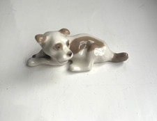 Vintage Lomonosov USSR Porcelain Dog Figurine