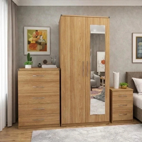 Ready assembled oak bedroom - ready,