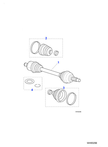 Jaguar genuine drive shaft - genuine,