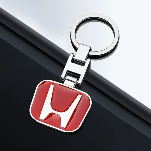 Metal emblem keychain - metal,