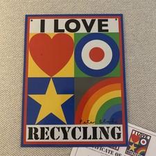 I Love Recycling - Peter Blake