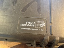 Peli 1500 case, waterproof, good condition and with foam inserts