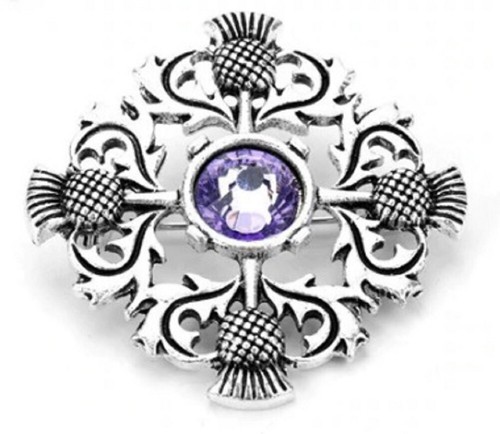 Silver scottish thistle - scottish,
