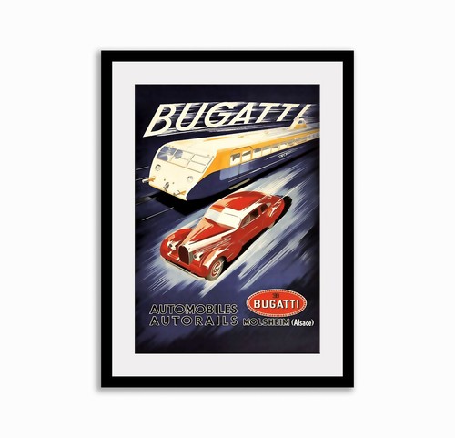Print poster bugatti - ,