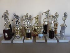 Selection of 11 Refurbished Ladies Bowling Trophies No Engraving Plates
