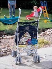 Stroller/Buggy Shopping Bag Storage Net BLACK fits Maclaren, Quinny Buzz Zapp