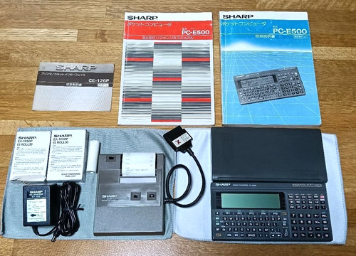 Sharp e500 pocket computer - pc-e500,