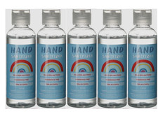 Rainbow Hand Sanitiser Gel 5 x