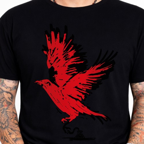 Crow tee raven - crow,