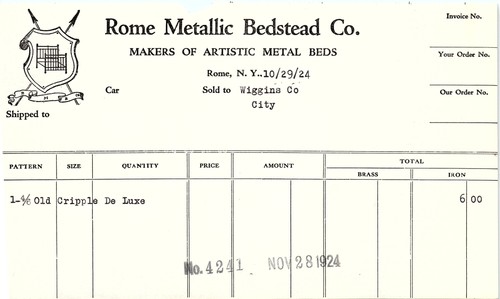 Vintage 1924 rome metallic - 1924,