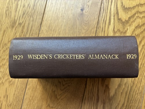 Wisden cricketers almanack - wisden,