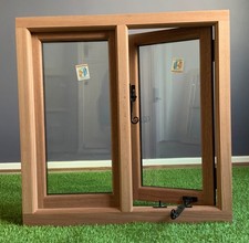 Hardwood timber window - hardwood, wood